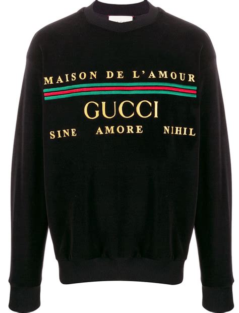 maison de l'amour gucci hoodie|Gucci Maison De L'Amour Sweatshirt .